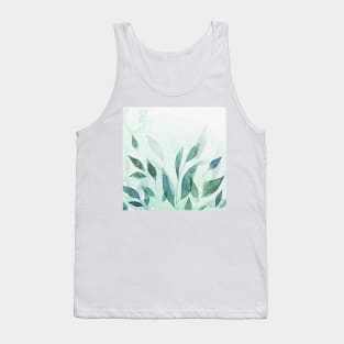 Watercolor leaves 3 Tank Top